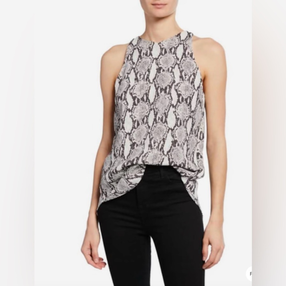 ALC‎ Python print ANISE halter neck tank top size 4.